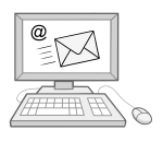 Bild eines Computers / Email