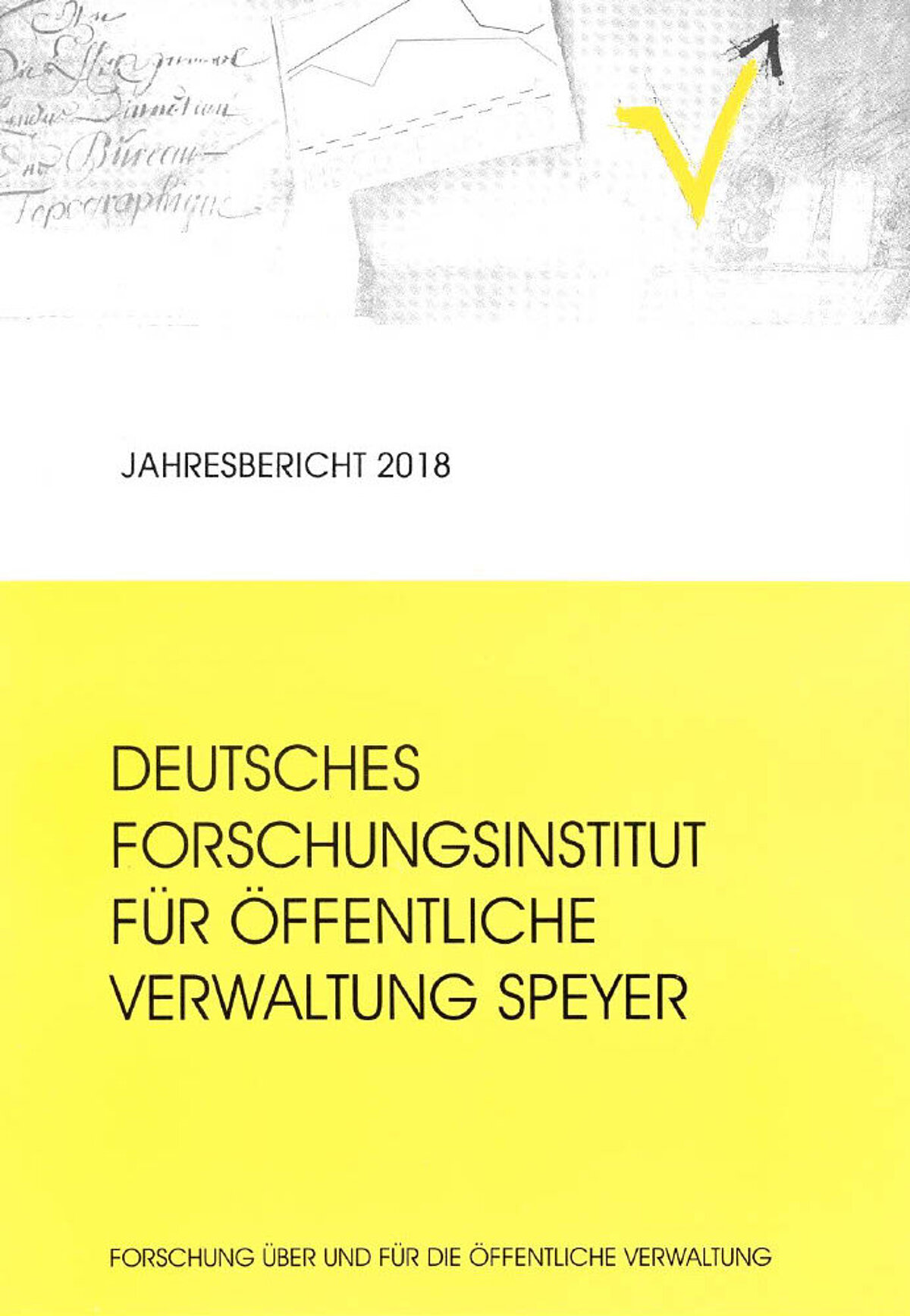 Cover des Jahresberichts 2018