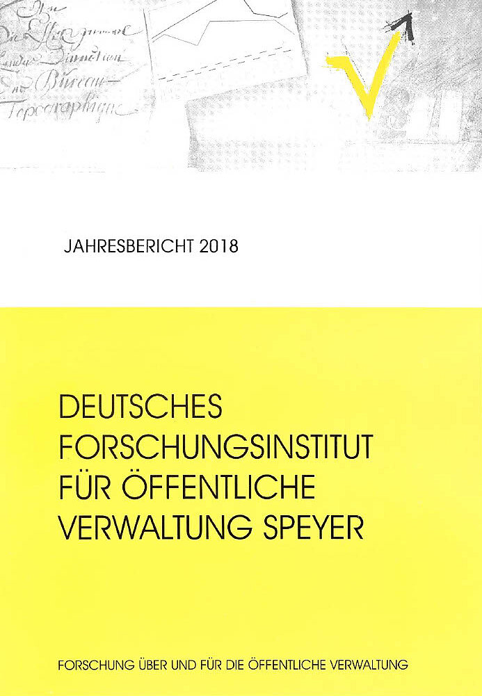 Cover des Jahresberichts 2018
