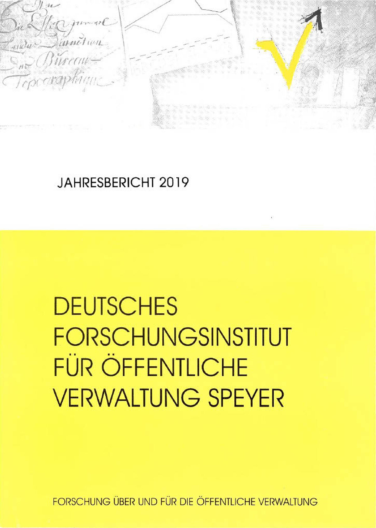 Cover des Jahresberichts 2019