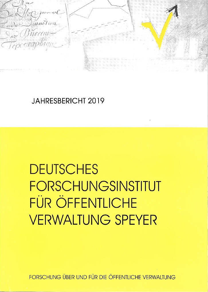 Cover des Jahresberichts 2019