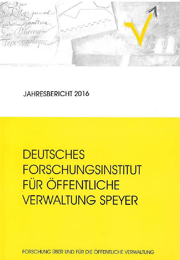 Cover des Jahresberichts 2016