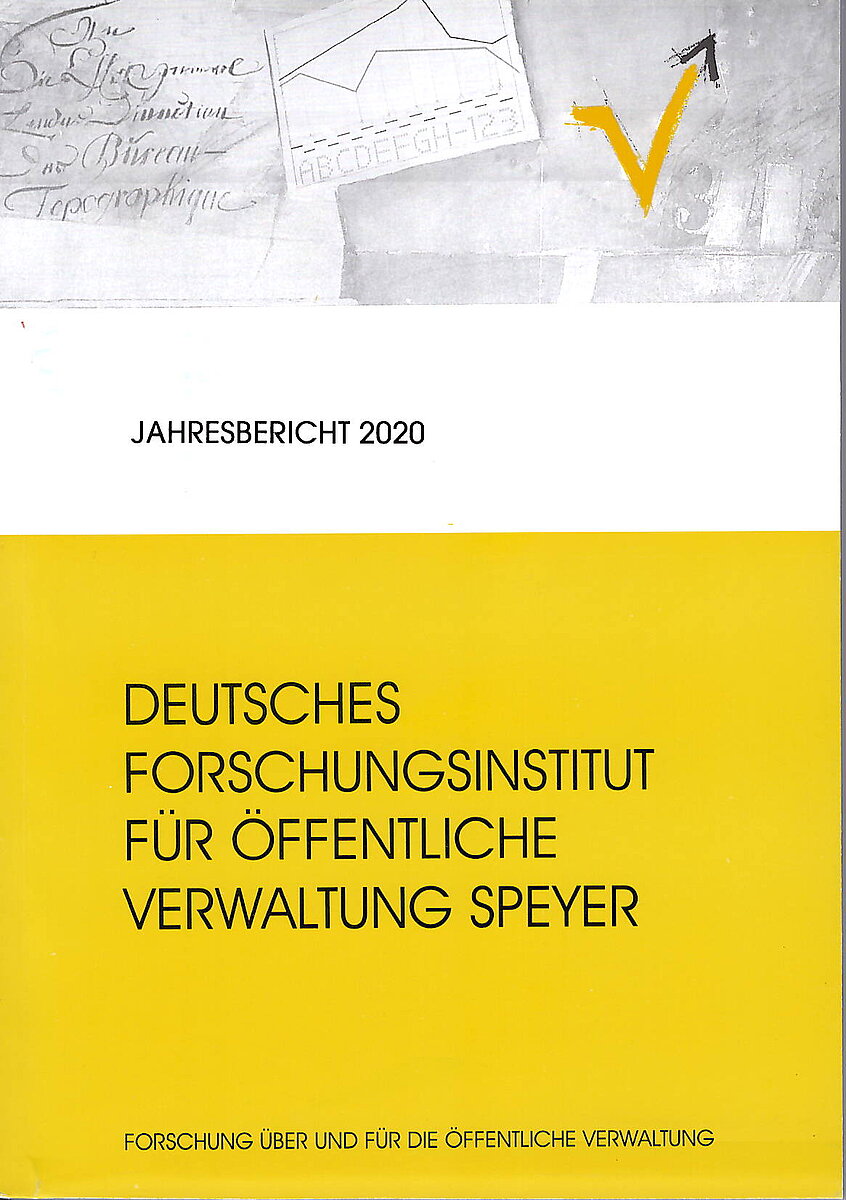 Cover des Jahresberichts 2020