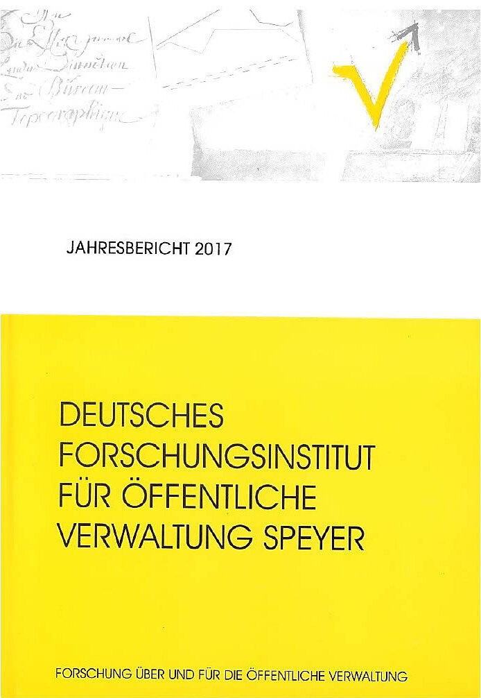 Cover des Jahresberichts 2017