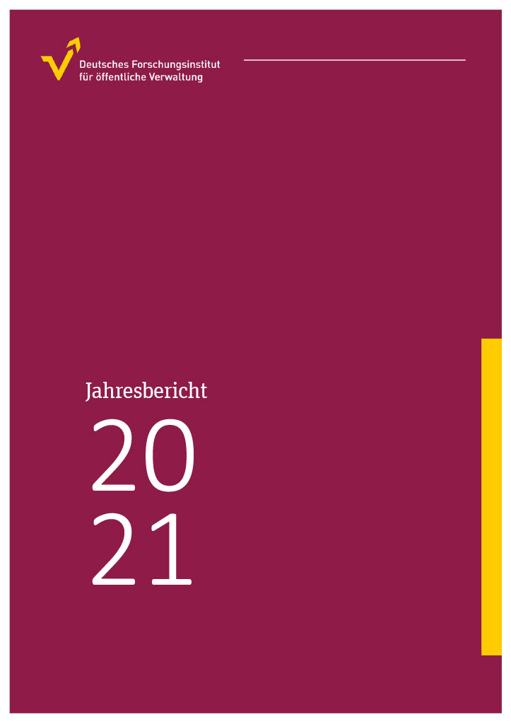 Cover des Jahresberichts 2021